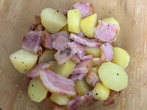 レンジで簡単ジャーマンポテト